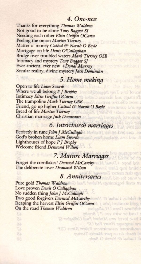 Marriage Homilies