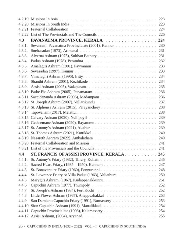 Capuchins in India (1632-2022)